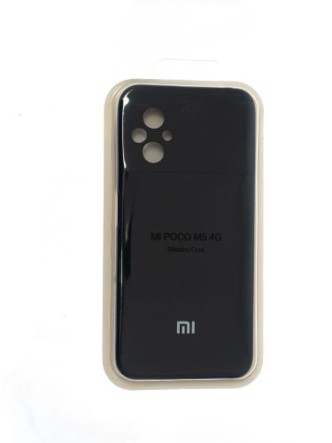 Чехол-накладка для XIAOMI Poco M5 VEGLAS SILICONE CASE закрытый черный (3) - оптовая продажа Чехол-накладка для XIAOMI Poco M5 VEGLAS SILICONE CASE закрытый черный (3) - фото