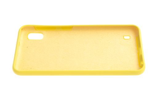 Чехол-накладка для Samsung A105F A10 SILICONE CASE NL OP закрытый желтый (20) оптом, в розницу Центр Компаньон фото 3