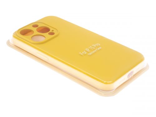 Чехол-накладка для iPhone 15 Pro VEGLAS SILICONE CASE NL Защита камеры желтый (4) оптом, в розницу Центр Компаньон фото 2