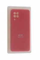 Чехол-накладка для Samsung A225F A22 SILICONE CASE закрытый красный (1) - фото