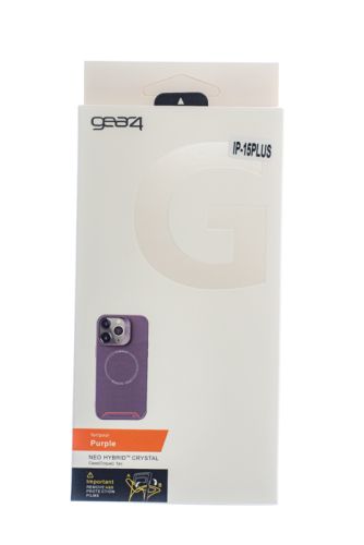 Чехол-накладка для iPhone 15 Plus GEAR4 TPU поддержка MagSafe коробка фиолетовый оптом, в розницу Центр Компаньон фото 4
