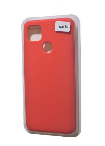 Чехол-накладка для XIAOMI Redmi 9C VEGLAS SILICONE CASE закрытый красный (1) оптом, в розницу Центр Компаньон