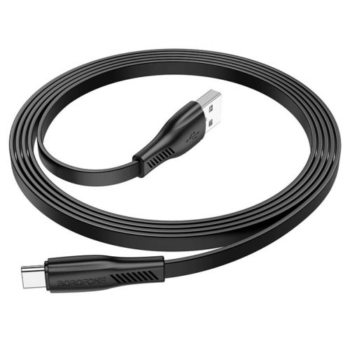 Кабель USB Type-C BOROFONE BX85 Auspicious 3.0A 1м черный - оптовая продажа фото 3 Кабель USB Type-C BOROFONE BX85 Auspicious 3.0A 1м черный - фото фото 3