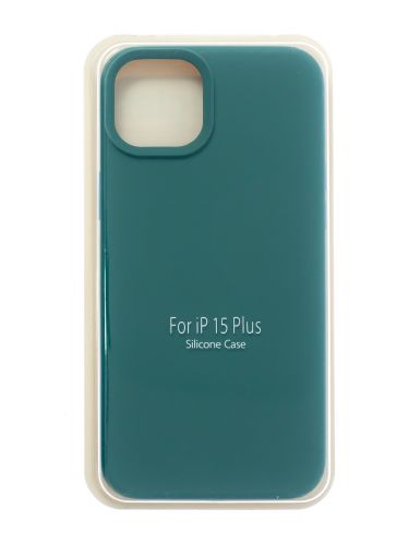 Чехол-накладка для iPhone 15 Plus VEGLAS SILICONE CASE закрытый хвойно-зеленый (58) - оптовая продажа Чехол-накладка для iPhone 15 Plus VEGLAS SILICONE CASE закрытый хвойно-зеленый (58) - фото