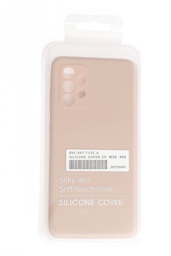 Чехол-накладка для Samsung A725F A72 SILICONE CASE NL OP закрытый светло-розовый (18) оптом, в розницу Центр Компаньон фото 4