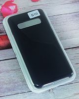 Чехол-накладка для Samsung G973 S10 SILICONE CASE NL темно-синий (8) - фото