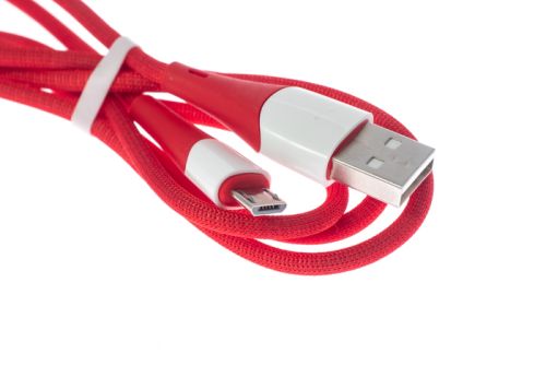 Кабель USB-Micro USB BOROFONE BX60 Superior 2.4A 1м красный, Ограниченно годен оптом, в розницу Центр Компаньон фото 2