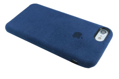 Чехол-накладка для iPhone 7/8/SE ALCANTARA CASE темно-синий оптом, в розницу Центр Компаньон фото 2