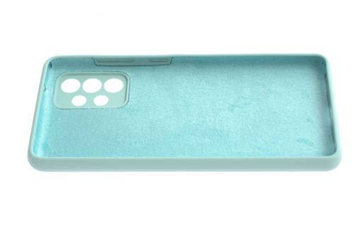 Чехол-накладка для Samsung A725F A72 SILICONE CASE NL OP закрытый бирюзовый (2) - оптовая продажа фото 3 Чехол-накладка для Samsung A725F A72 SILICONE CASE NL OP закрытый бирюзовый (2) - фото фото 3