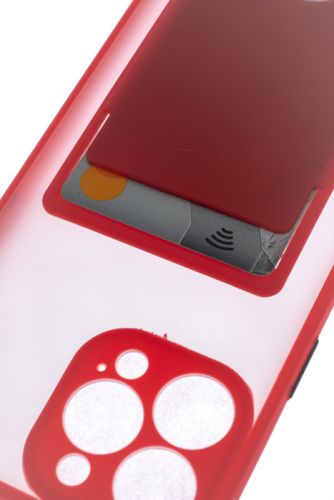 Чехол-накладка для iPhone 13 Pro Max VEGLAS Fog Pocket красный - оптовая продажа фото 3 Чехол-накладка для iPhone 13 Pro Max VEGLAS Fog Pocket красный - фото фото 3