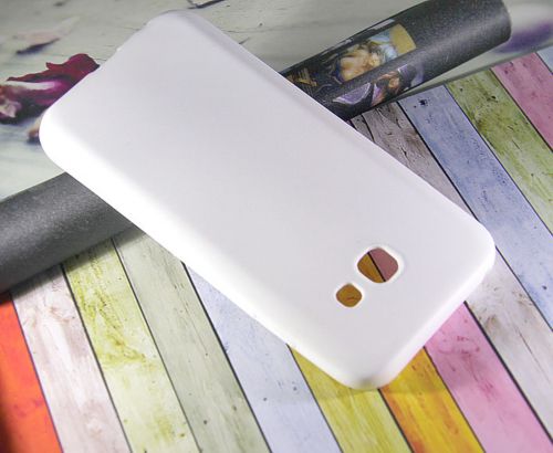 Чехол-накладка для Samsung A320F A3 2017 FASHION TPU матовый белый - фото фото 3