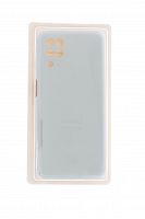 Чехол-накладка для Samsung A125F A12/M12 VEGLAS SILICONE CASE закрытый белый (9) - фото