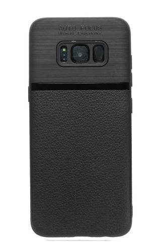 Чехол-накладка для Samsung G955H S8 Plus NEW LINE LITCHI TPU черный оптом, в розницу Центр Компаньон