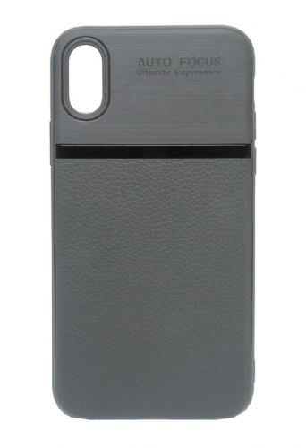 Чехол-накладка для iPhone X/XS NEW LINE LITCHI TPU серый - оптовая продажа Чехол-накладка для iPhone X/XS NEW LINE LITCHI TPU серый - фото