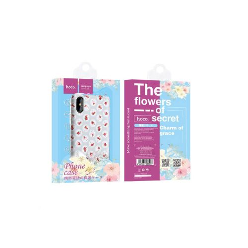 Чехол-накладка для iPhone X/XS HOCO FLOWERY TPU Stripe floral оптом, в розницу Центр Компаньон фото 3