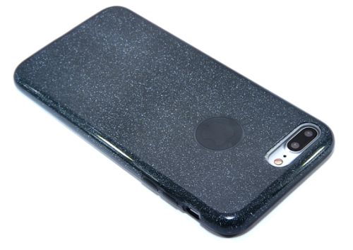 Чехол-накладка для iPhone 7/8 Plus JZZS Shinny 3в1 TPU черная оптом, в розницу Центр Компаньон фото 2