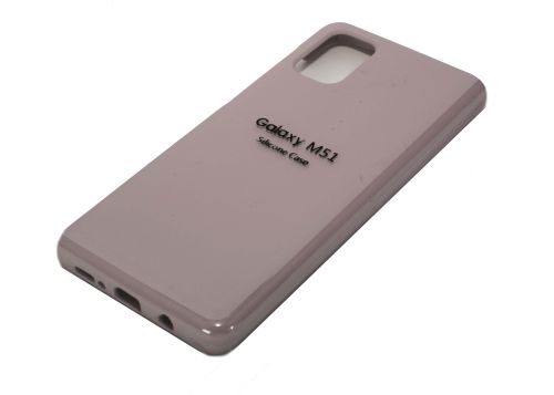 Чехол-накладка для Samsung M515F M51 SILICONE CASE закрытый светло-розовый (18) оптом, в розницу Центр Компаньон фото 2