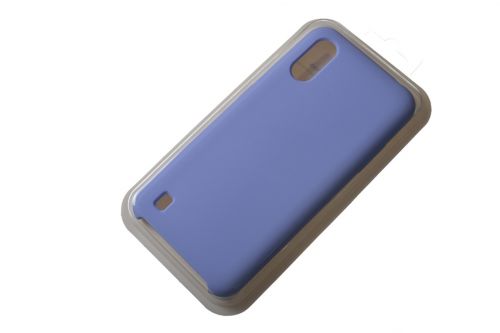 Чехол-накладка для Samsung A015F A01 SILICONE CASE сиреневый (13) - фото фото 2