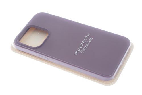 Чехол-накладка для iPhone 14 Pro Max SILICONE CASE закрытый лавандовый (62) оптом, в розницу Центр Компаньон фото 2
