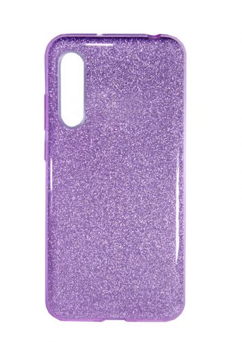 Чехол-накладка для HUAWEI P30 JZZS Shinny 3в1 TPU фиолетовая - фото