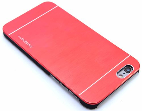 Чехол-накладка для iPhone 6/6S MOTOMO металл/пластик красный оптом, в розницу Центр Компаньон фото 2