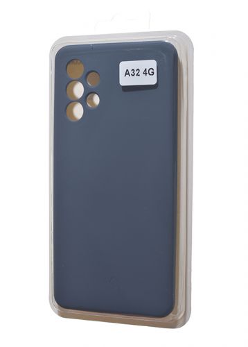 Чехол-накладка для Samsung A325F A32 VEGLAS SILICONE CASE закрытый темно-синий (8) оптом, в розницу Центр Компаньон