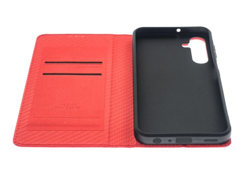 Чехол-книжка для Samsung A255F A25 VEGLAS RICH красный - фото фото 3