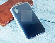 Купить Чехол-накладка для iPhone X/XS SILICONE CASE закрытый темно-синий (8) оптом, в розницу в ОРЦ Компаньон