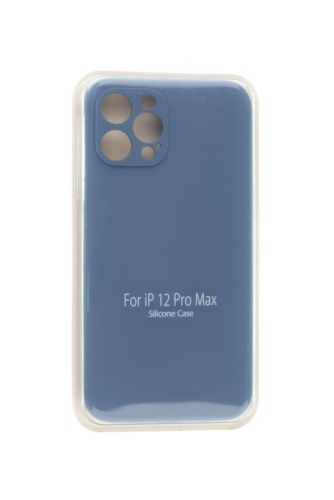 Чехол-накладка для iPhone 12 Pro Max VEGLAS SILICONE CASE Защита камеры голубовато-серый (46) - оптовая продажа Чехол-накладка для iPhone 12 Pro Max VEGLAS SILICONE CASE Защита камеры голубовато-серый (46) - фото
