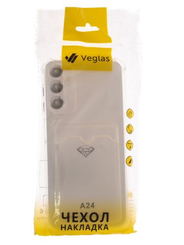 Чехол-накладка для Samsung A245F A24 VEGLAS Air Pocket прозрачный оптом, в розницу Центр Компаньон фото 4