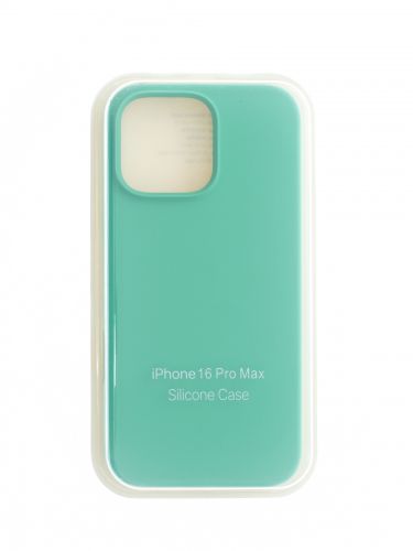 Чехол-накладка для iPhone 16 Pro Max SILICONE CASE закрытый ментоловый (50) оптом, в розницу Центр Компаньон