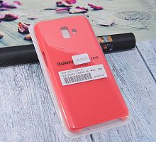 Чехол-накладка для Samsung J610F J6+ 2018 SILICONE CASE красный - фото