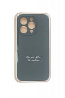 Купить Чехол-накладка для iPhone 14 Pro SILICONE CASE Защита камеры хвойно-зеленый (58) оптом, в розницу в ОРЦ Компаньон