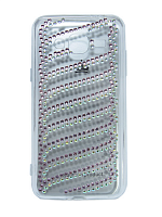 Купить Чехол-накладка для SAMSUNG J320 YOUNICOU стразы LINES PC+TPU Вид 3 оптом, в розницу в ОРЦ Компаньон