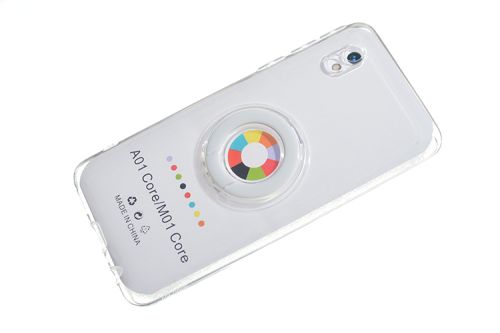 Чехол-накладка для Samsung A013F A01 Core/M01 Core NEW RING TPU белый оптом, в розницу Центр Компаньон фото 3