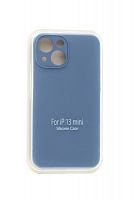 Купить Чехол-накладка для iPhone 13 Mini VEGLAS SILICONE CASE NL Защита камеры голубовато серый (46) оптом, в розницу в ОРЦ Компаньон