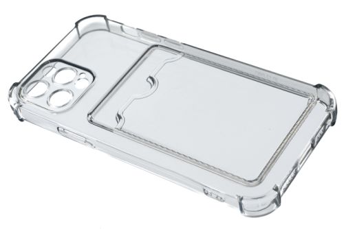 Чехол-накладка для iPhone 12 Pro VEGLAS Air Pocket черно-прозрачный оптом, в розницу Центр Компаньон фото 3