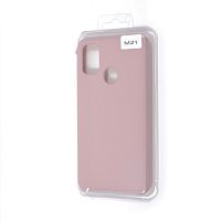 Чехол-накладка для Samsung M215F M21 SILICONE CASE NL светло-розовый (18) - фото