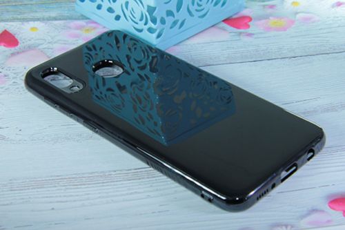 Чехол-накладка для Samsung M20 ELECTROPLATED TPU+PET черный - фото фото 3