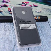 Купить Чехол-накладка для Samsung J610F J6+ 2018 SILICONE CASE черный оптом, в розницу в ОРЦ Компаньон