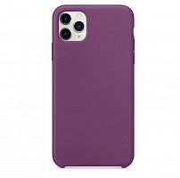 Чехол-накладка для iPhone 11 Pro Max SILICONE CASE фиолетовый (45) - фото