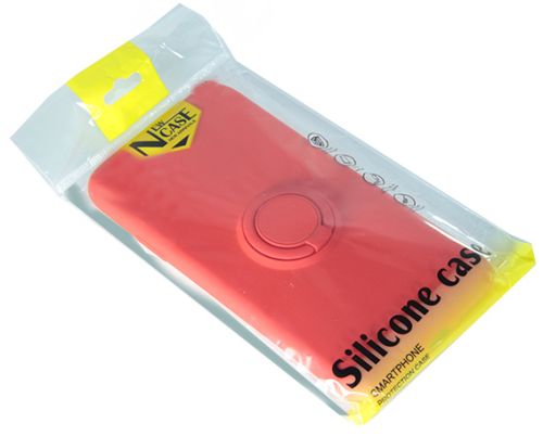 Чехол-накладка для iPhone X/XS SOFT TOUCH TPU КОЛЬЦО красный  оптом, в розницу Центр Компаньон фото 2