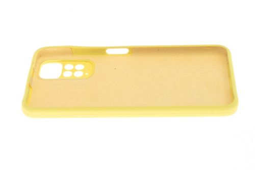 Чехол-накладка для XIAOMI Redmi Note 11S SILICONE CASE OP закрытый желтый (20) - фото фото 3