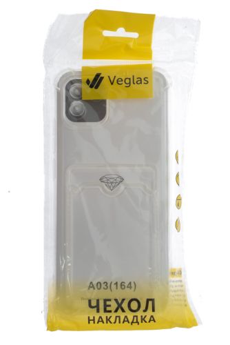 Чехол-накладка для Samsung A035F A03 VEGLAS Air Pocket прозрачный оптом, в розницу Центр Компаньон фото 4