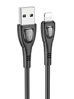 Купить Кабель USB Lightning 8Pin BOROFONE BX98 Superior 2.4A 1м черный оптом, в розницу в ОРЦ Компаньон