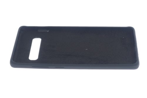 Чехол-накладка для Samsung G975F S10 Plus SILICONE CASE NL OP закрытый черный (3) оптом, в розницу Центр Компаньон фото 3