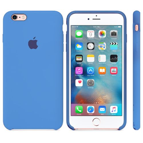 Чехол-накладка для iPhone 6/6S SILICONE CASE голубой (16) оптом, в розницу Центр Компаньон фото 2