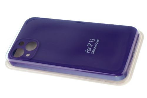 Чехол-накладка для iPhone 13 VEGLAS SILICONE CASE NL Защита камеры фиолетовый (45) оптом, в розницу Центр Компаньон фото 2