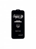 Защитное стекло для iPhone 15/16 VEGLAS Super-D коробка черный - фото
