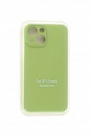 Чехол-накладка для iPhone 13 Mini VEGLAS SILICONE CASE Защита камеры оливковый (1) - фото